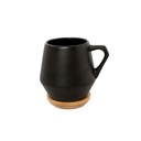 SEVILLA - eco-neutral Ceramic Mug with Bamboo Lid - Black