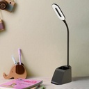 ALMERE - Giftology 3 in 1 Desk Lamp with 15W  Wireless Charger & Pen Holder - Black