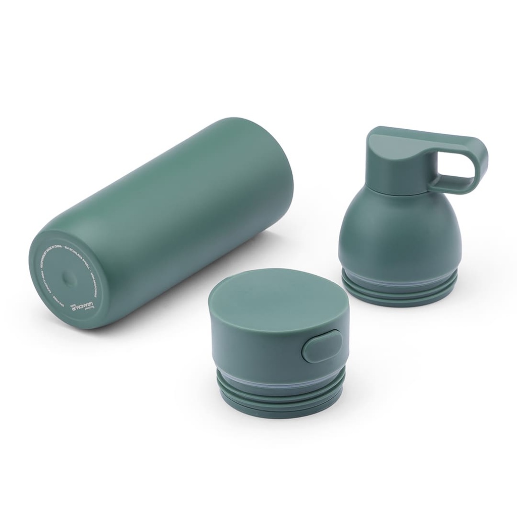 RUVO - CHANGE ZERO 2-in-1 Modular Hydration Gift Set - Dark Green