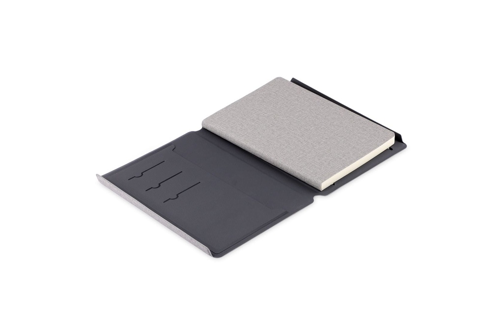 CHANGE ZERO Sustainable Gift Set with Refillable Notebook, Pen & USB Keychain - Grey