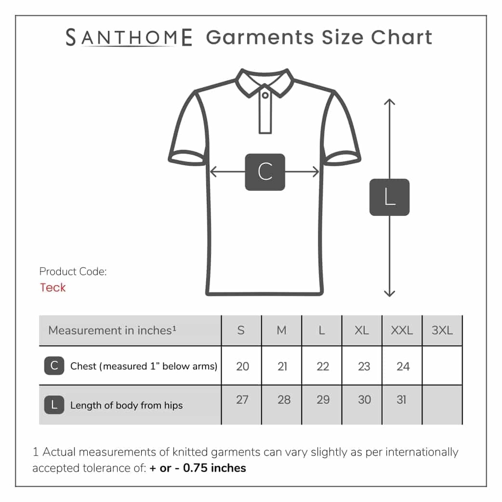 TECK - SANTHOME DryNCool Polo Shirt with UV protection