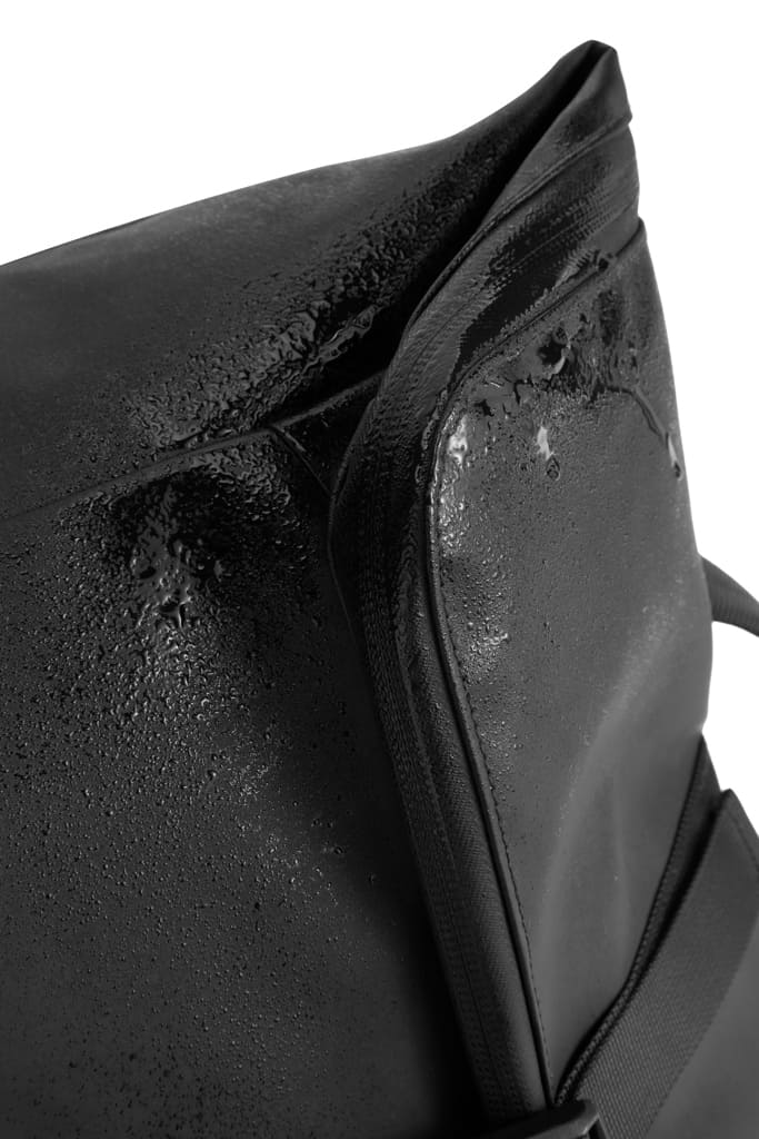  Urban Water Resistant Flap-top Backpack - Black