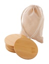 BAMBI SET - eco-neutral Set of 6 Bamboo Coasters