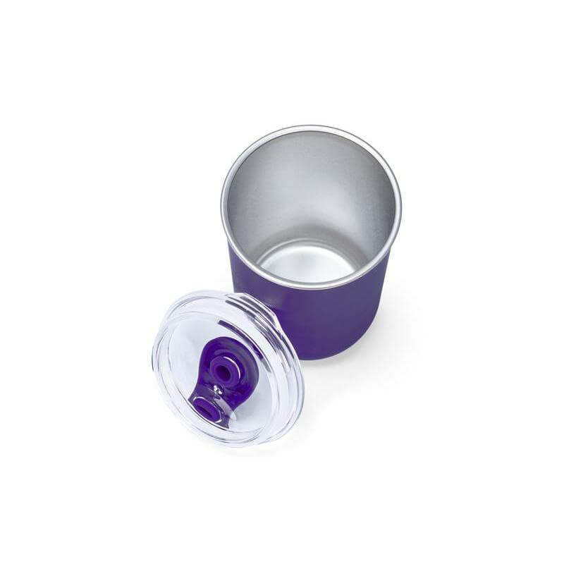 NIMI - Giftology Double Wall Travel Mug 300ml - Violet