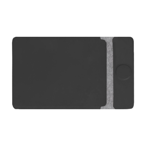 CAMDEN - Giftology 14" Felt Laptop Sleeve With 15W Magnetic Charger - Black