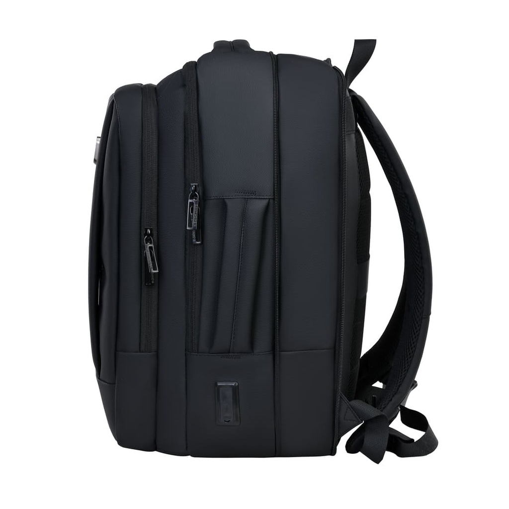 TURISMO - Santhome Expandable 17" Business Backpack - Black