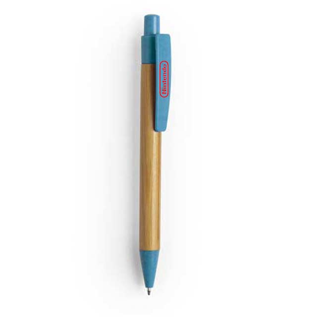 SERANG - eco-neutral Bamboo Wheat Straw Pen - Blue