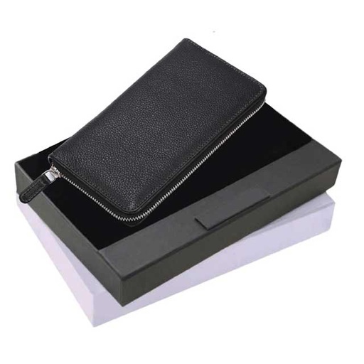 SANTHOME Genuine Leather Travel Wallet