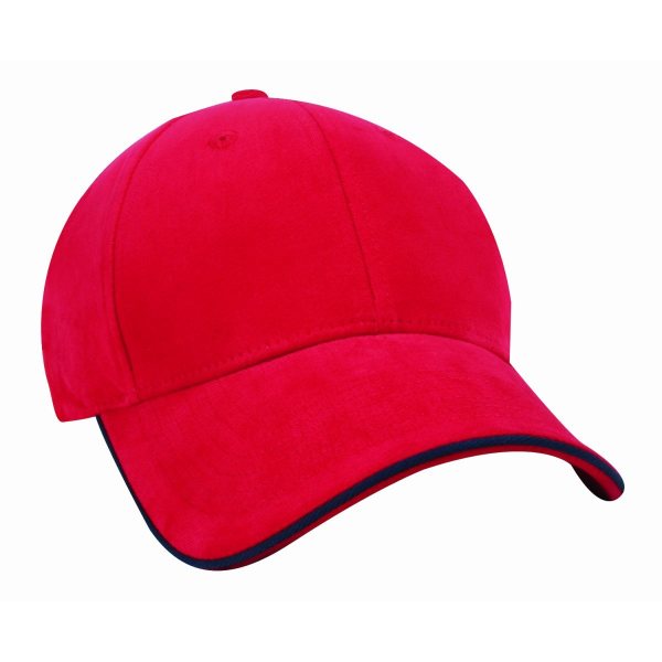 SANTHOME Performance Sports Caps - Red / Black