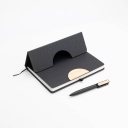 BUNDE - Set of A5 Notebook and Pen with Bamboo Element