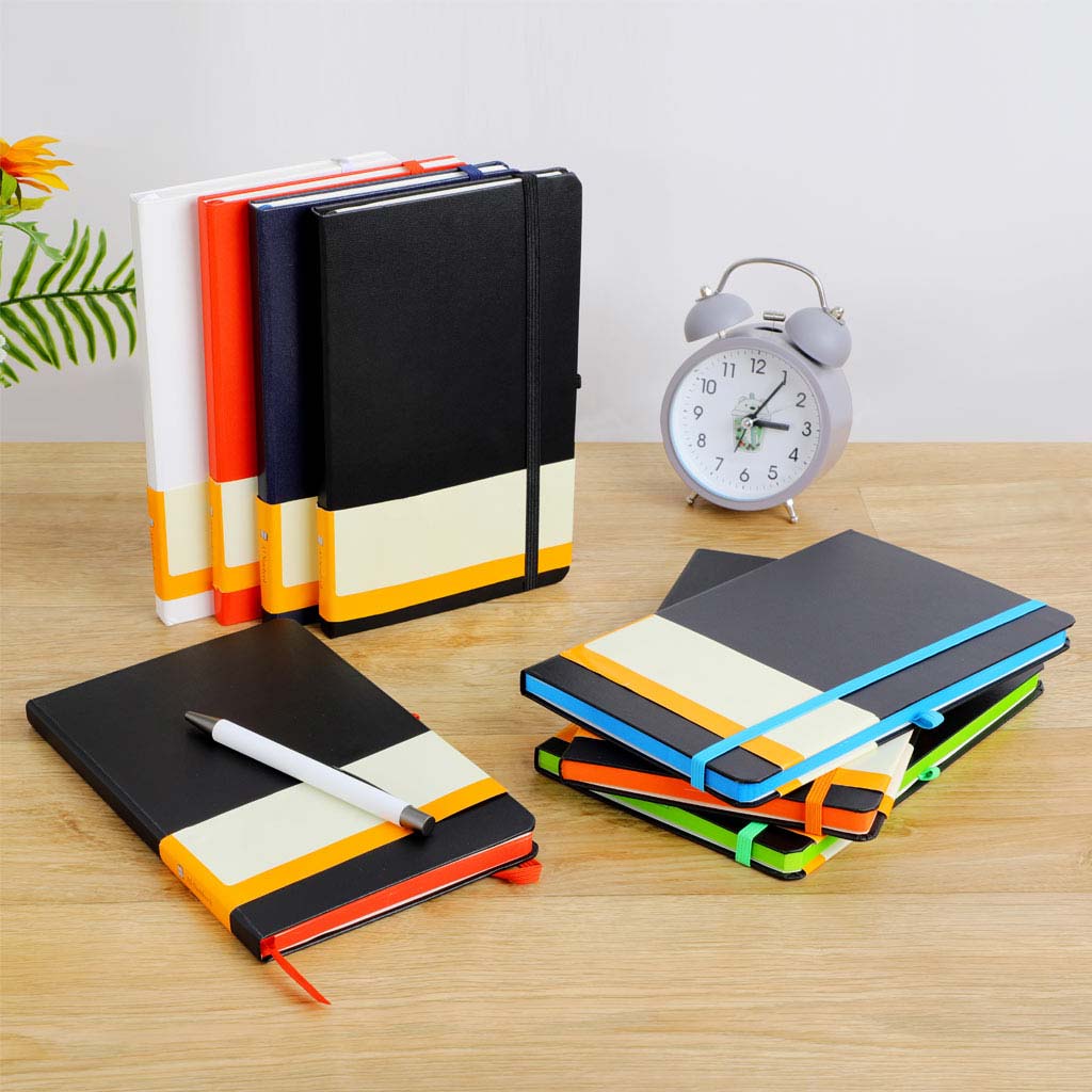 BUKH - SANTHOME A5 Hardcover Ruled Notebook White