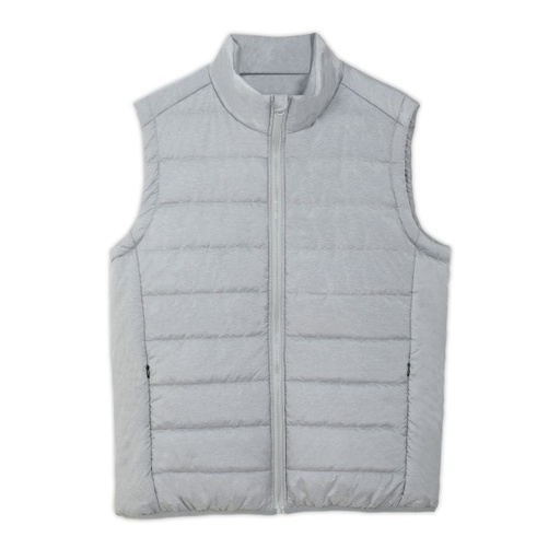 Santhome Zip Up  Puffer Vest - Melange