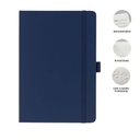 [NBGL 5238] JURSI - Giftology A5 PU Notebook with Pen Loop - Navy Blue