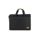 SLOTEN - Santhome® 15" Laptop Bag - Black/Tan