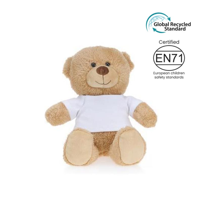 eco-neutral® GRS Recycled Teddy Bear Plush Toy (EN71 tested) - 20cms