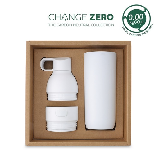 [DWHL 3207] RUVO - CHANGE ZERO 2-in-1 Modular Hydration Gift Set - White