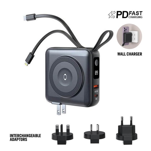 [ITPB 1247] FUSION - @memorii 6-in-1 10000mAh Universal Powerbank & Charger