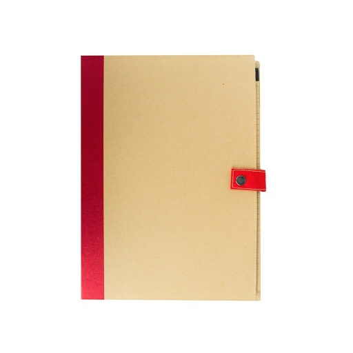 [FO 3341-Red] Eco-neutral Sorbus A4 Folder With Pen Red