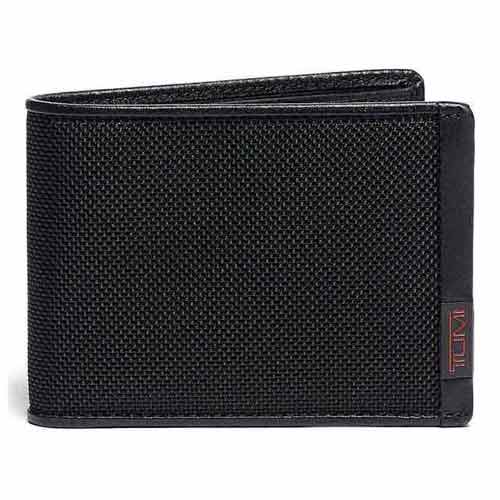 [MATM 735] TUMI® - Alpha SLG Double Billfold Wallet - Black